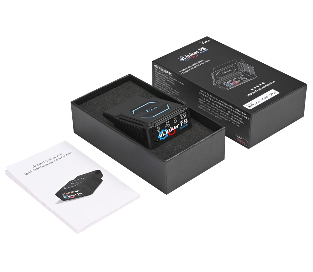 Vgate vLinker FS Bluetooth OBD2 Adapter for Forscan